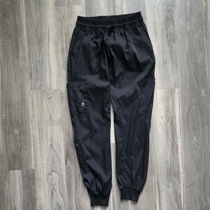 Beverly Hills‎ Uniforms Black Jogger Scrub Pants Womens Medium Cargo Pockets